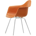 Eames Plastic Armchair Dax - 43 Rusty Orange - Chrome Base - Matstolar - Charles & Ray Eames - Orange - Metall/plast