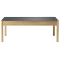 Thumbnail photo of C44 Coffee Table with Reversible Table Top 120x60 cm - Beige/Black Laminate