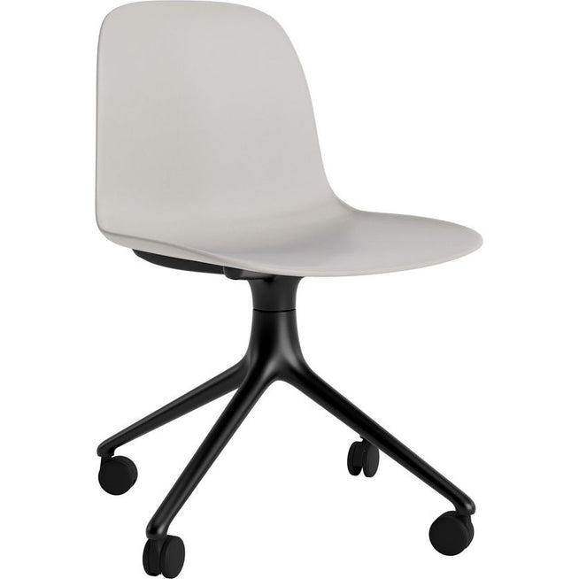 Photo of Form Chair Swivel 4W - Black Aluminium