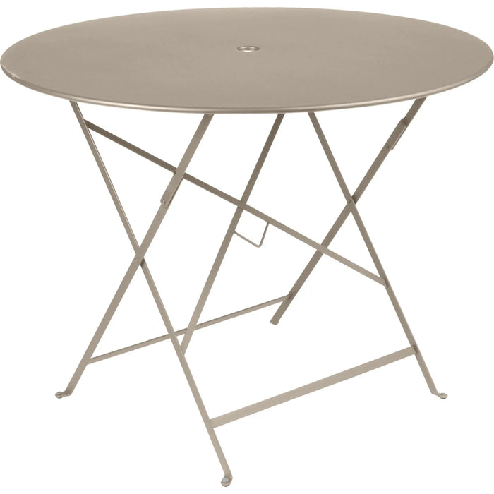 Photo of Bistro Table Ø 96 cm - Nutmeg - Garden table - Beige - Metal