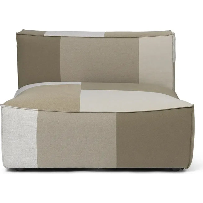 Photo of Catena Sofa - Large - Modulsofa - L100 / Patchwork - Natural/off-white - W108 X L108 X H76 X Sh42 Cm