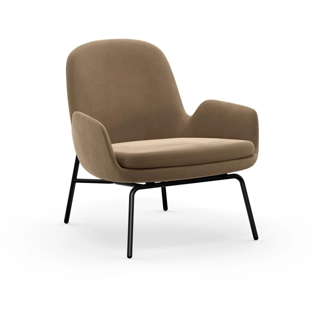 Era Lounge Chair Low Steel