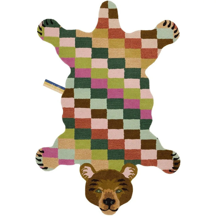 Photo of Archie Checkered Bear Blanket