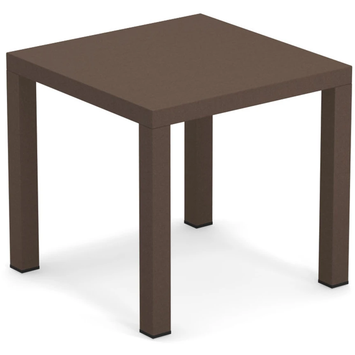 Photo of Round Coffee Table 45x45 Indian Brown - Soffbord Utomhus - Christophe Pillet - Brun - Metall