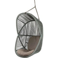 Thumbnail photo of Hive Hængestol - Hængestol - Seat: Dusty Green, Aluminium / Frame: Cane-line Soft Rope, Taupe / Cushion: Taupe, Cane-line Airtouch - W87 X D87 X H124 Cm