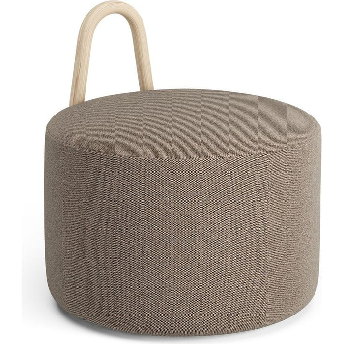 Photo of Amstelle Pouf Medium With Wheel Oak Natural Lacquer Main Line Flax 23