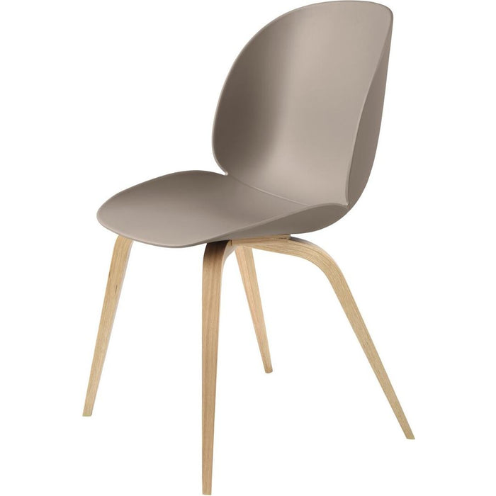 Photo of Beetle Dining Chair Un-Upholstered, Wood Base