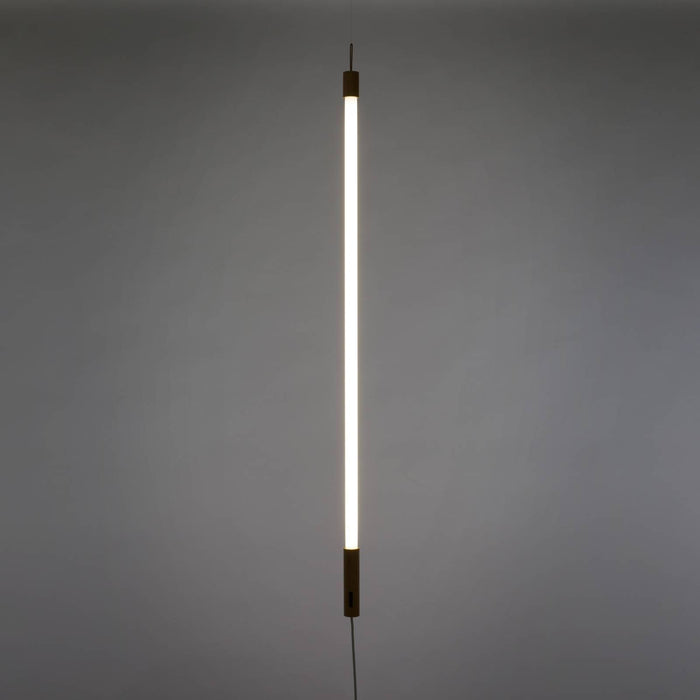 Photo of Linea Neon Lamp - White - Shade Lamps - Alessandro Zambelli,selab - Wood-colored,white