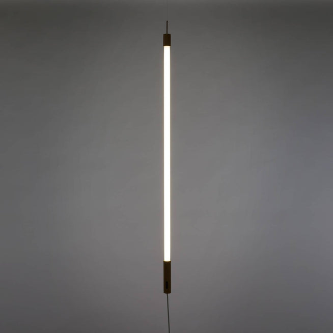 Photo of Linea Neon Lamp - White - Shade Lamps - Alessandro Zambelli,selab - Wood-colored,white