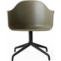 Thumbnail photo of Harbour Swivel Chair Black Aluminium Shell Olive - Skrivbordsstolar - Norm Architects - Grön