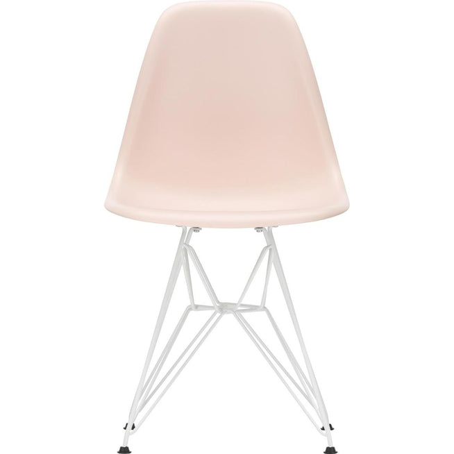 Photo of Eames Plastic Chair Dsr - 41 Pale Rose - White Base - Matstolar - Charles & Ray Eames - Rosa - Metall/plast