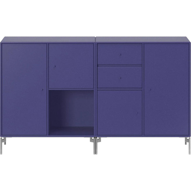 Photo of Couple Sideboard - Monarch / Matt Chrome Legs - Sideboards - Mdf