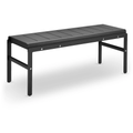 Thumbnail photo of Reform Bench, Aluminum / Anthracite Black - Garden benches - Louise Hederström - Black - Metal