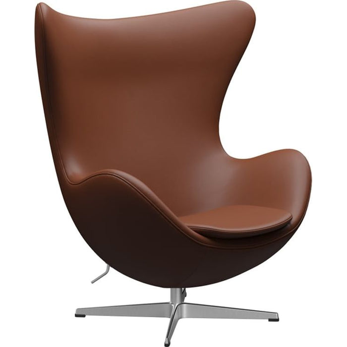 Photo of Egget 3316 Armchair Leather Aura Cognac-steel