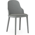 Thumbnail photo of Allez Chair Upholstered Ultra Leather - Dining Chair - Grey - H: 79 X L: 45 X D: 50 X Sh: 45,5 Cm