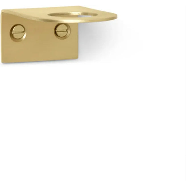 Photo of Basho Wall Hanger - Knager - Brass - W5 X H3,2 X D7,3 Cm