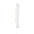 Thumbnail photo of Vuelta Wall Lamp - Væglampe - White/brass