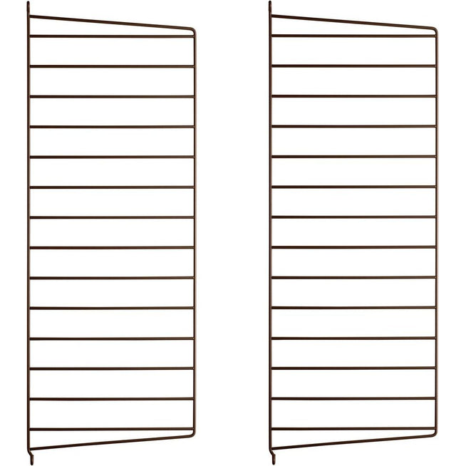 Photo of String Wall Rack 75 x 30 cm, Brown, 2-pack - Shelving - Nils Strinning - Brown - Metal