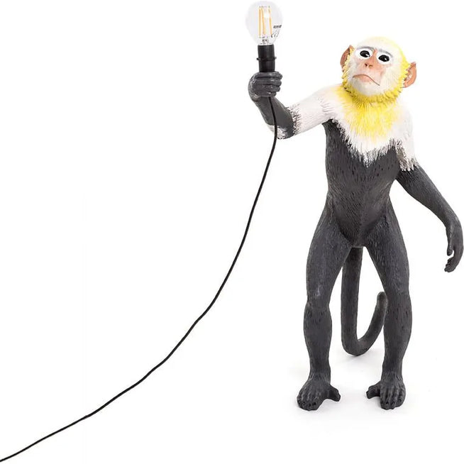 Photo of Monkey Lamp Outdoor Standing Black - Bordslampor Utomhus - Marcantonio Raimondi Malerba - Svart