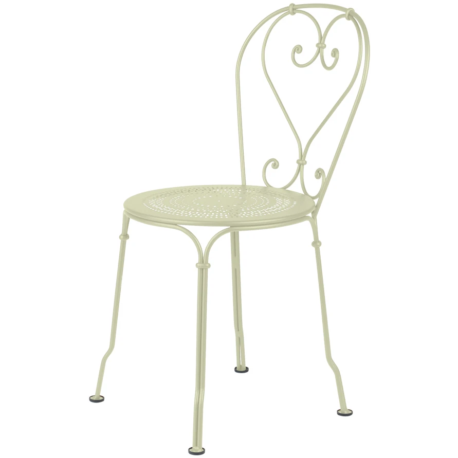 1900 Chair Willow Green 65 - Outdoor Dining Chairs - Green - Metal