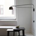 Thumbnail photo of Grant Wall Lamp Black, Large- Steel, Granite