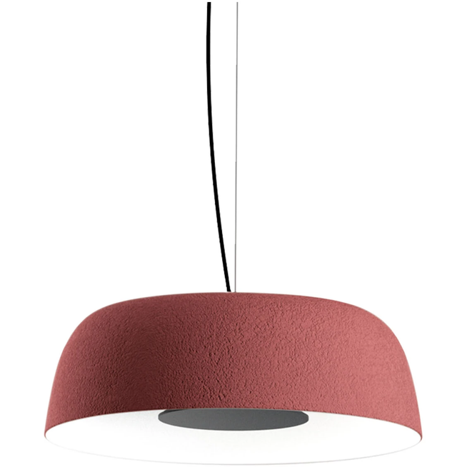 Photo of Djembé 65.23 Pendant Lamp - Red - Pendant Lamps - Joan Gaspar - Red
