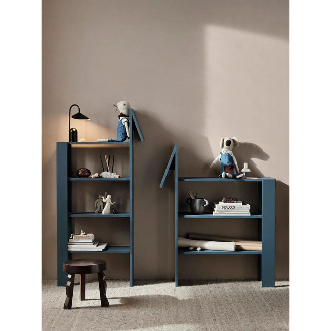 Photo of Giraffe Bogreol - Reol - Dark Blue - W69 X D24 X H140 Cm