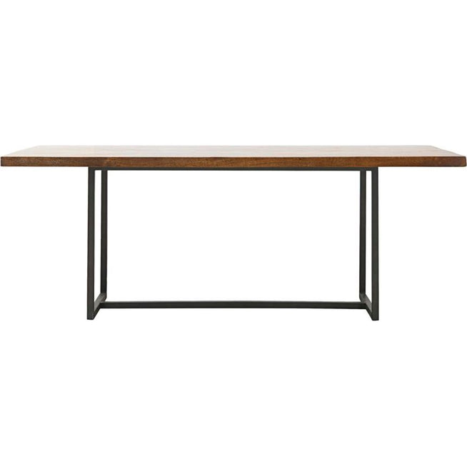 Photo of Side Dining Table Wood Metal