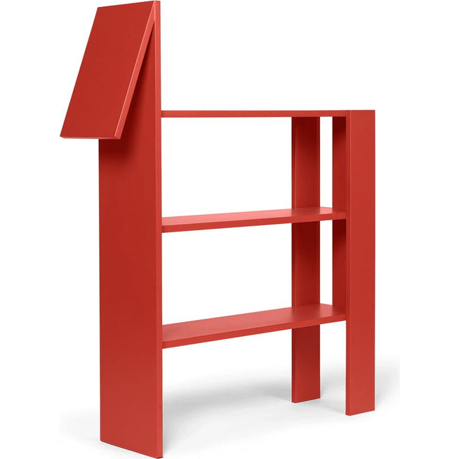 Photo of Horse Bogreol - Reol - Poppy Red - W91 X D24 X H111 Cm