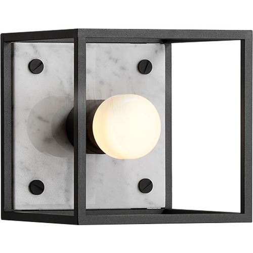 Photo of Buster + Punch - Caged Wall 1.0 Small - Polished White Marble - Vägglampor - Massimo Buster Minale - Vit
