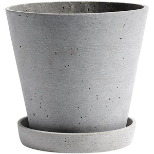 Photo of Flowerpot With Saucer, Large Ø17.5 Cm