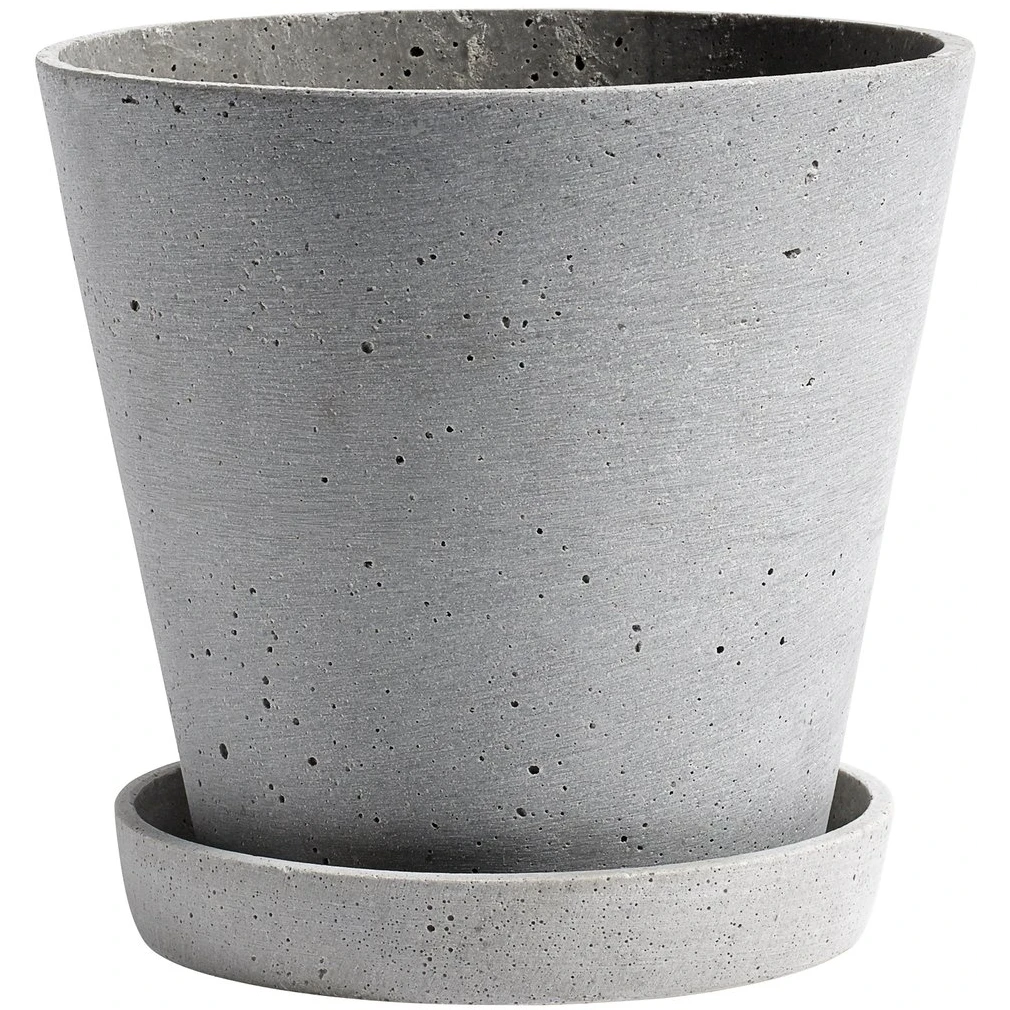 Photo of Flowerpot With Saucer, Large Ø17.5 Cm