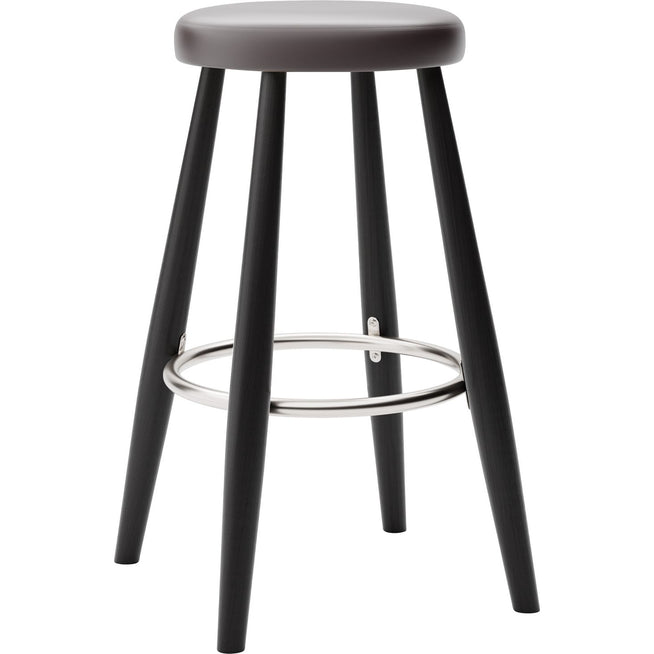 Photo of Ch58 Bar Stool - Black Lacquered Oak