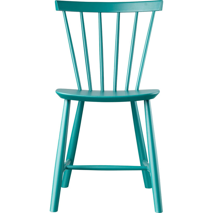 Photo of J46 Chair Beech Ptroleum Blue Painted