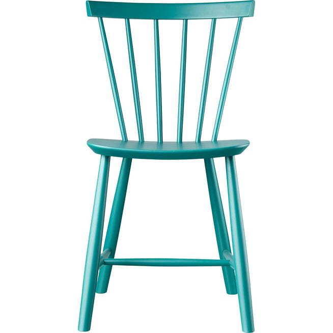 Photo of J46 Chair Beech Ptroleum Blue Painted
