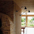 Thumbnail photo of No. 304 L40 Wall Lamp From Lamp Gras (Black Frame, Yellow)