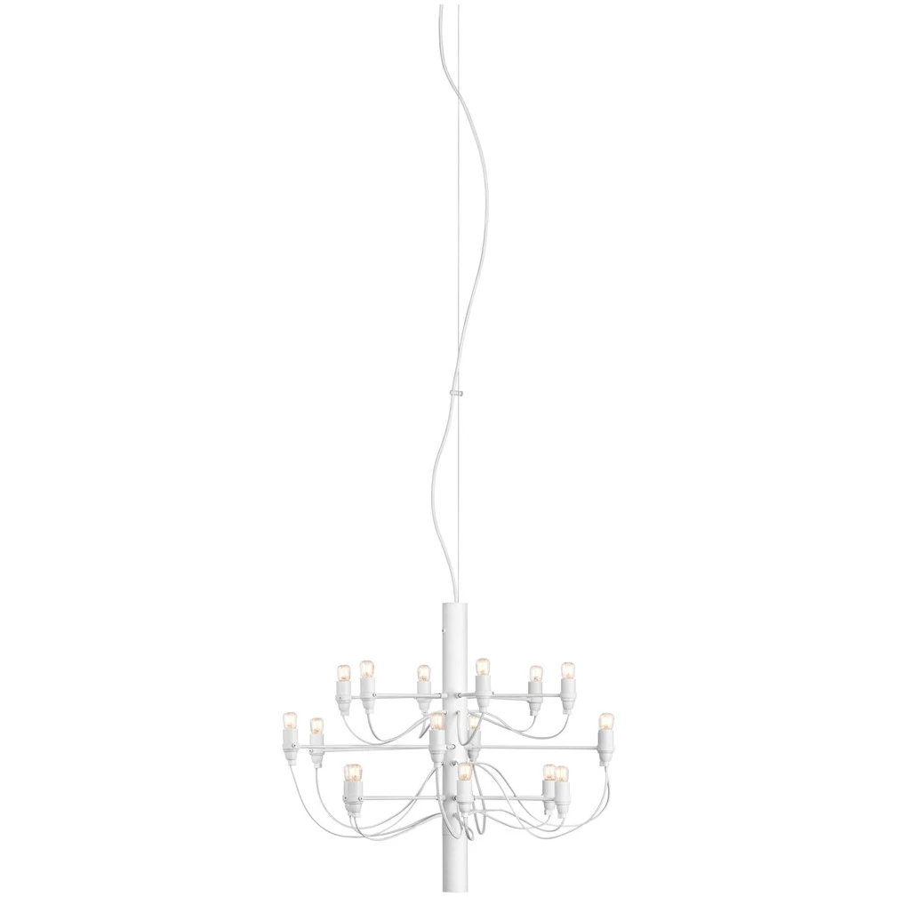 2097 Sarfatti Chandelier Matte White