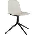 Form Chair Swivel 4L - Black Aluminium