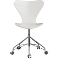 Thumbnail photo of 3117 Seven, coloured ash veneer, white - Desk chairs - Arne Jacobsen - White