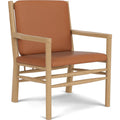Thumbnail photo of J147 Armchair - lacquered oak
