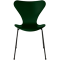 Thumbnail photo of 3107 Sjuan, Lacquered, Evergreen, Underframe Black - Dining chairs - Arne Jacobsen - Green - Metal/wood