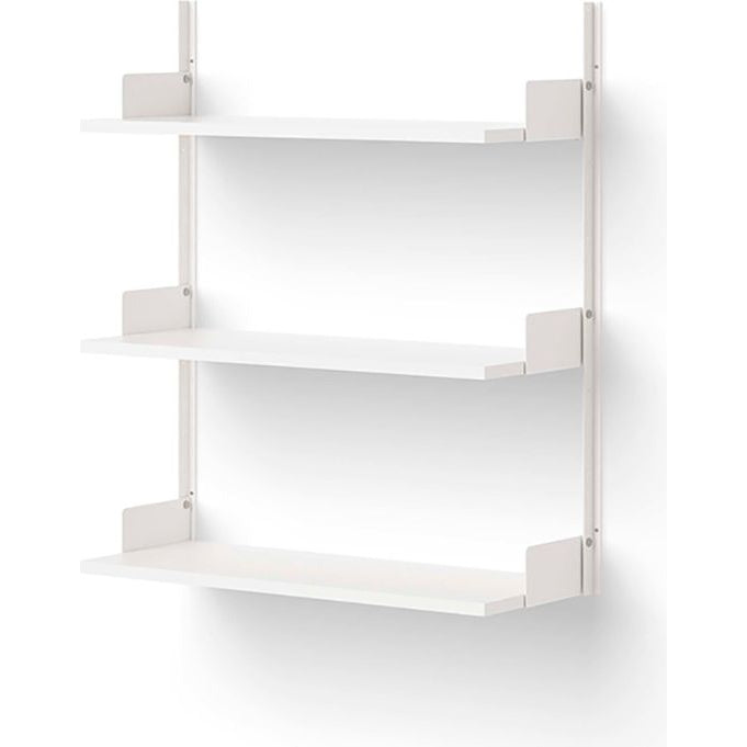Photo of New Works Wall Shelf - Hylde - 90 - White / White - H90 X W83.5 X D30.5 Cm