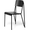 Thumbnail photo of Petit Standard Black Stained Oak / Black Powder Coated Steel - Matstolar - Daniel Rybakken - Svart - Metall/trä