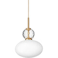 Thumbnail photo of Rizzatto 32 Pendant Opal/Satin Brass