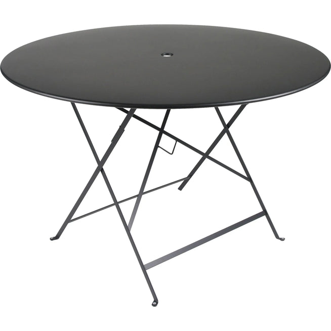 Photo of Bistro Table Ø 117 cm - Liquorice - Outdoor dining table - Black - Metal