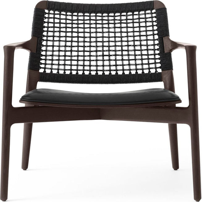 Photo of Vipp488 Cabin Loungefåtölj Dark Oak-black Leather