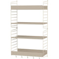 Thumbnail photo of String Wall Rack 50x30, Beige, 2-pack - Shelving - Nils Strinning - Beige - Metal