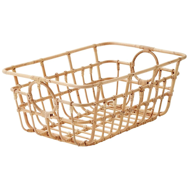 Photo of Carry Me - Kurv - Rattan - Lav - B: 65 X D: 45 X H: 26 Cm