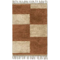 Thumbnail photo of Mara Knotted Rug - Gulvtæppe - Dark Brick/off-white Lille - B: 80 X H: 120 X D: 4 Cm