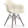 Eames Plastic Armchair Daw - 11 Pebble - Dark Maple - Matstolar - Charles & Ray Eames - Vit - Metall/trä/plast